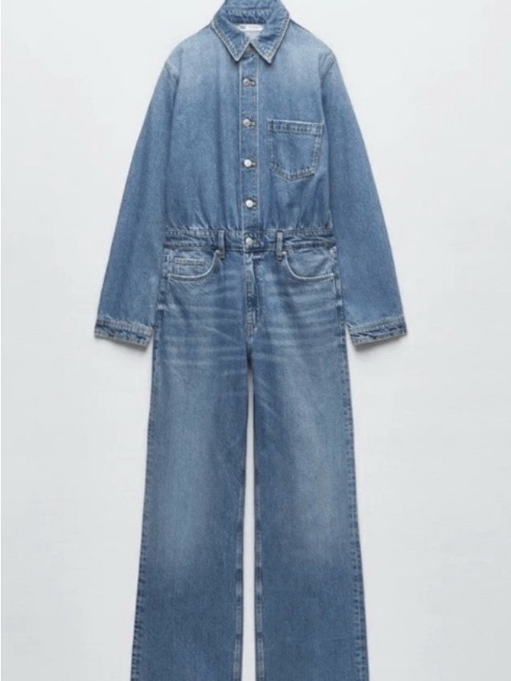 Zara Denim Jumpsuit